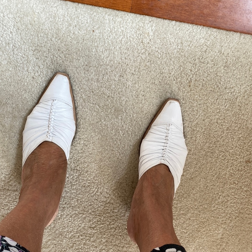 Vintage slip on leather shoe